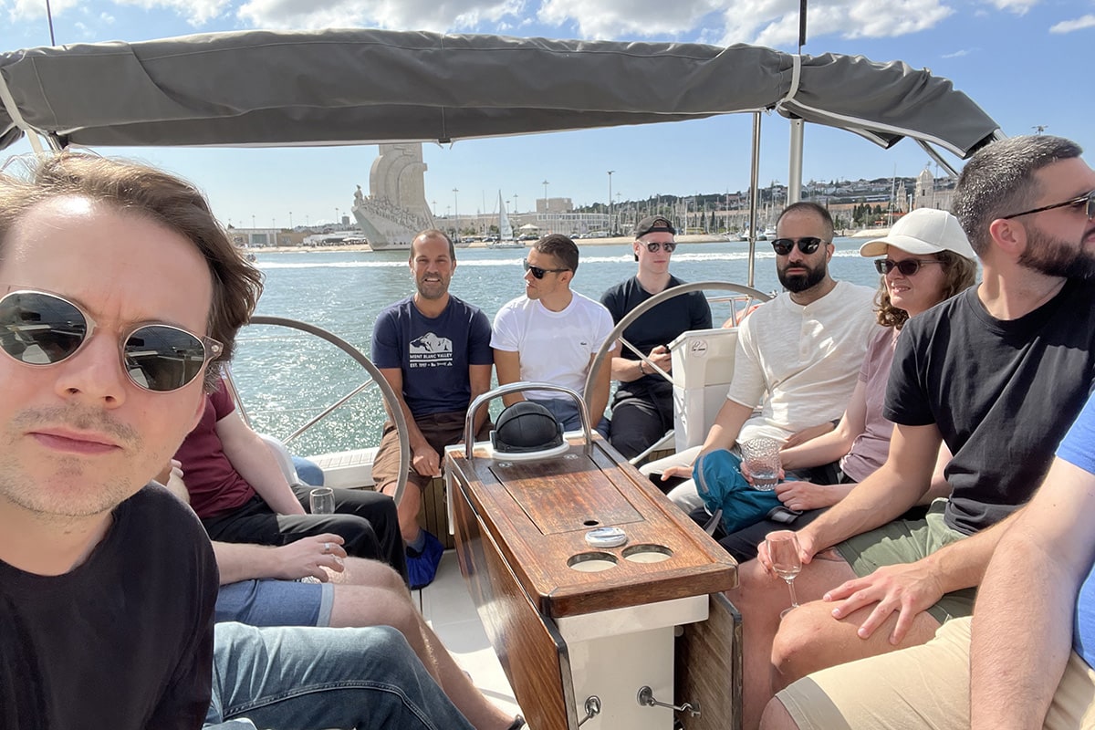 Boat trip in Lisbon, Portugal